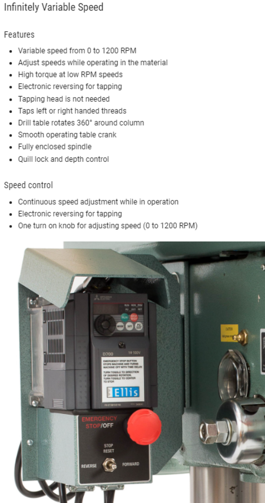 Ellis drill press deals