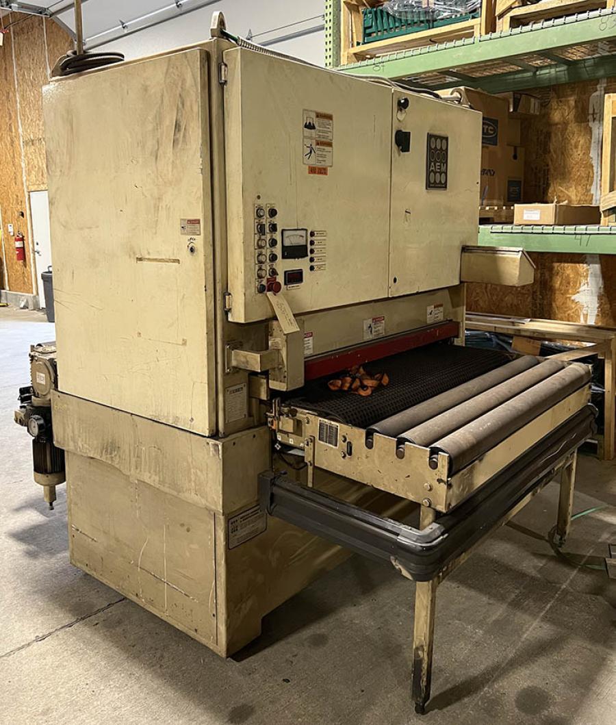 53" er Belt Grinder w/Donaldson Dust Collector Gladwin Machinery